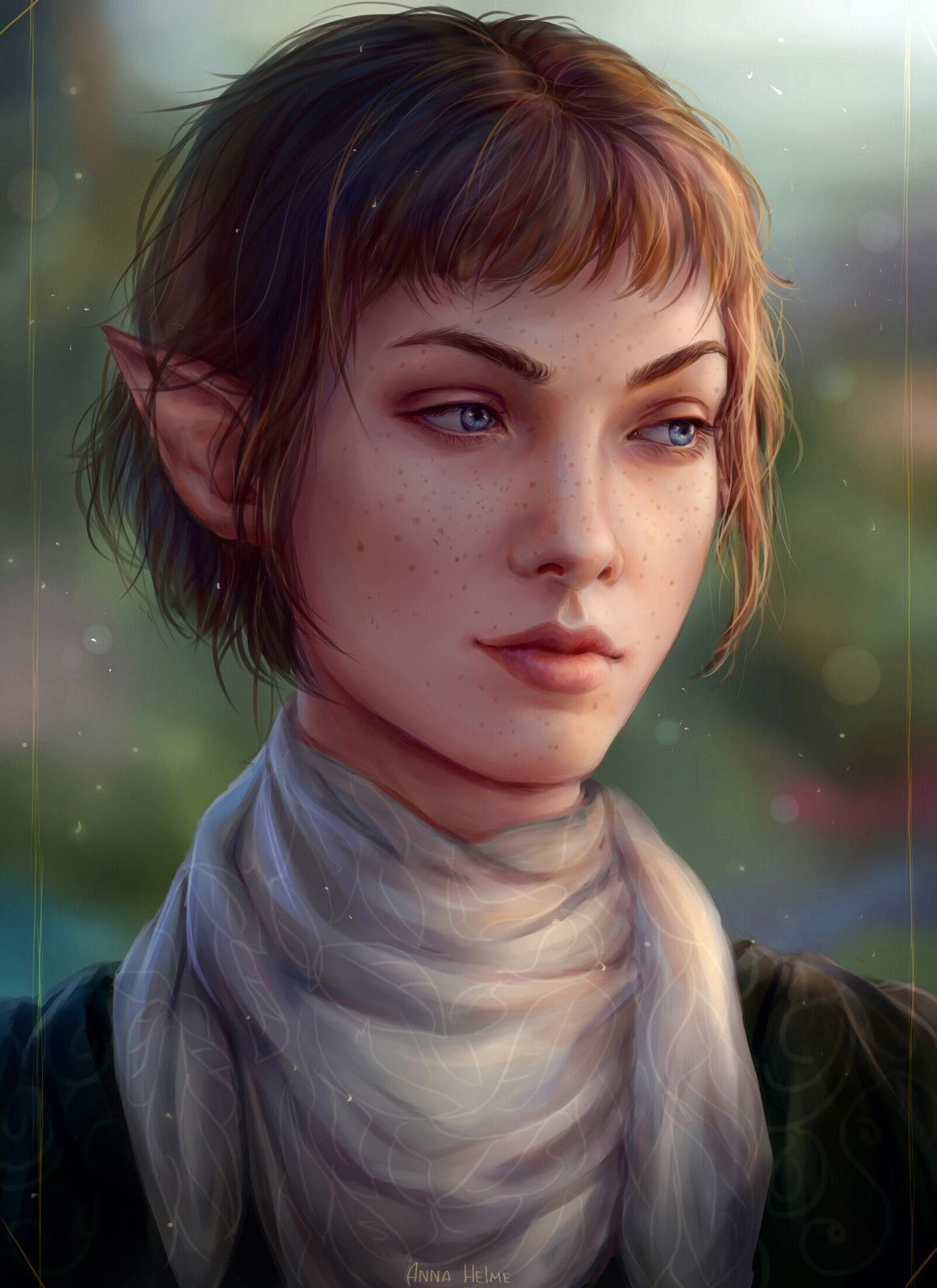 Wallpaper #LxnPHo8BtGB6xQ78kXp353 Asclyn Elf Girl Anna Helme on Artstation at Httpswwwartstation