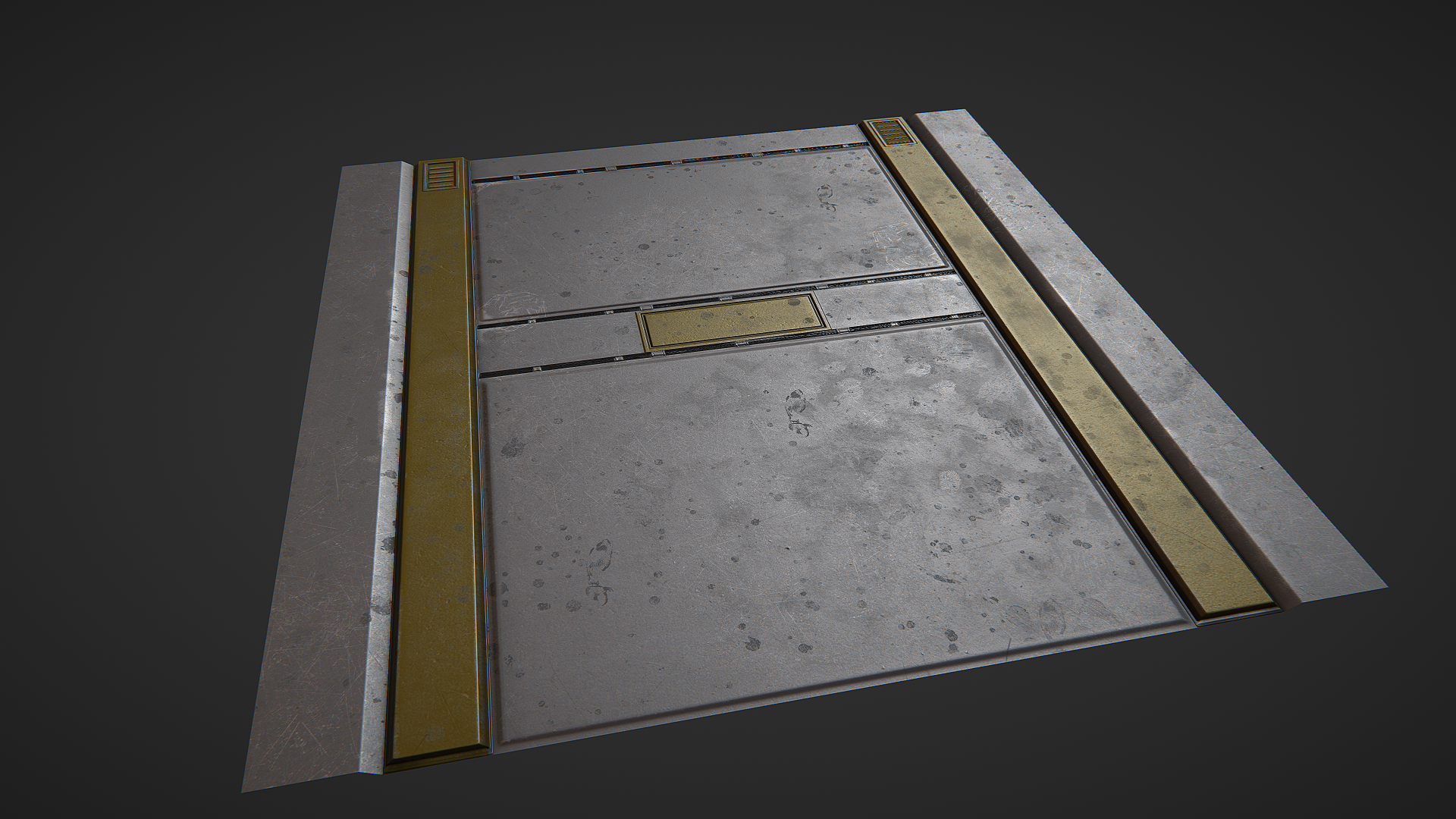 Wallpaper #yQAe5Y4BSdW8dNouyQvi54 Floor Panel from Sci Fi Hallway Project 3D Art Quixel Sci Fi Hallway