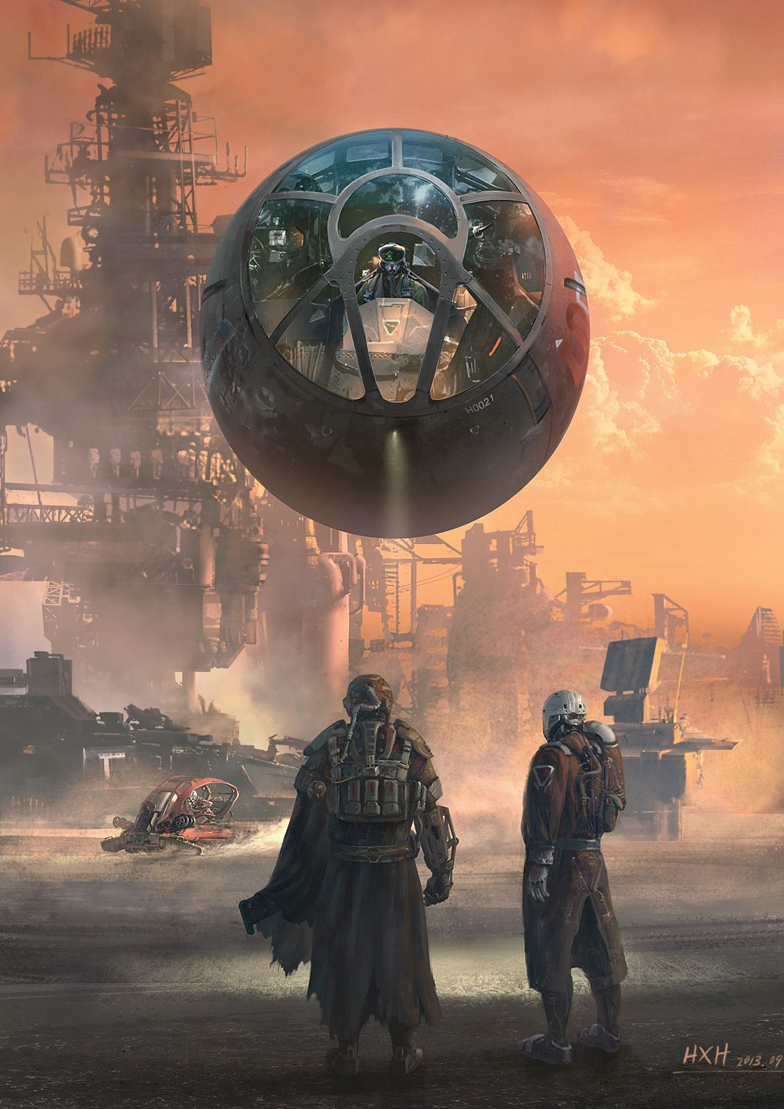 Wallpaper #6ByjQJMB8JfcLg2Jbvat130 Spaceships by Xiaohui Hu Science Fiction Art Sci Fi Concept Art Sci
