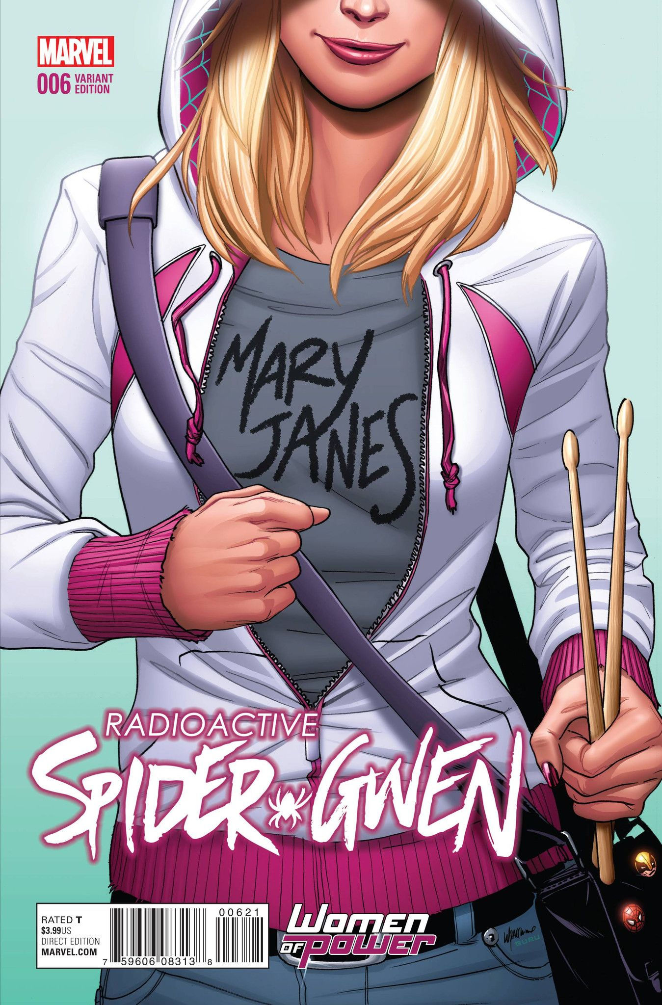 Wallpaper #yvSEOpMBKFX8bn3r9HhD80 Radioactive Spider Gwen 2015 Issue 6 Spider Gwen Art Marvel