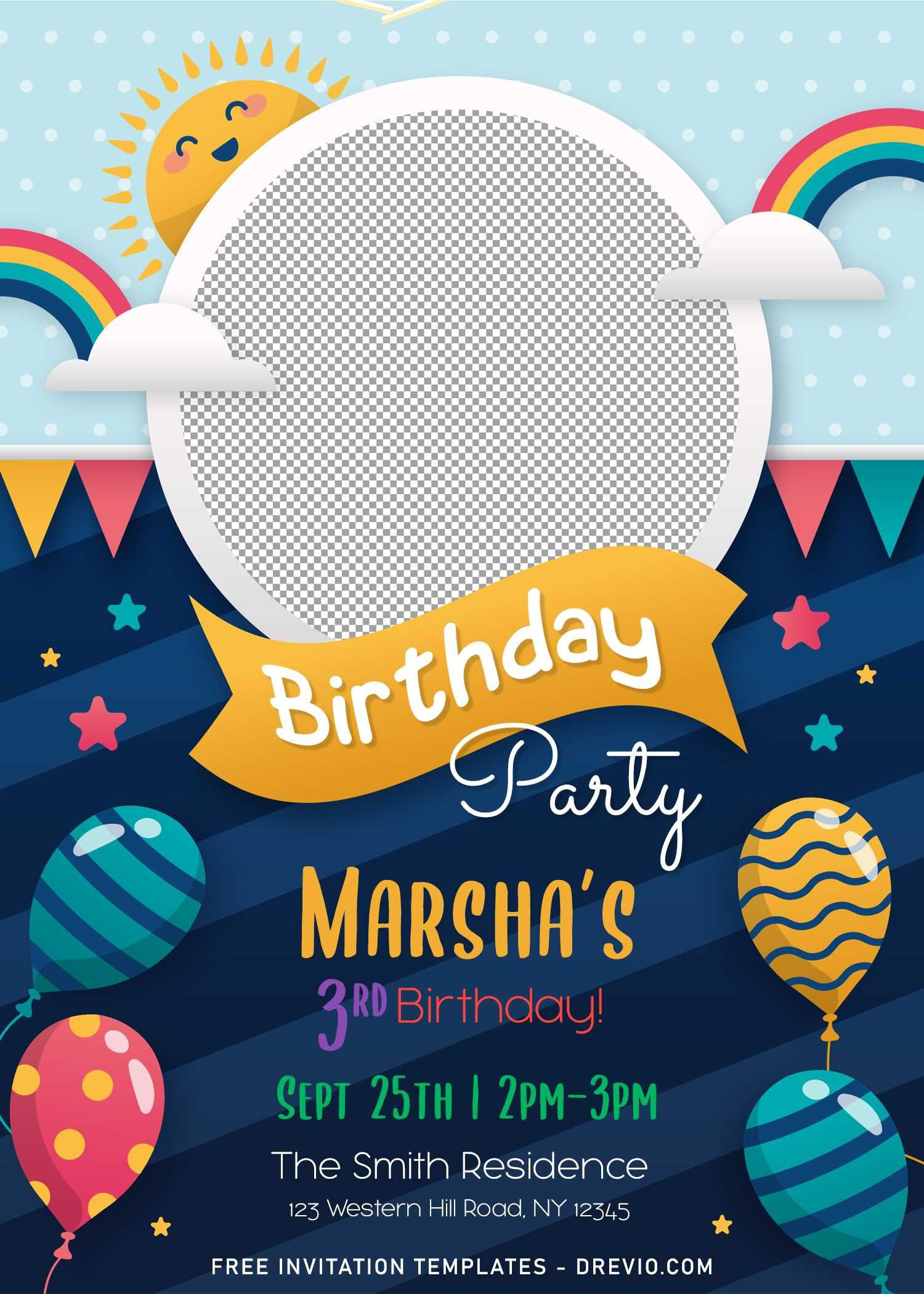 Wallpaper #tbne3ZIBJvJKYCmEsQLe76 8 Personalized Kids Birthday Party Invitation Templates for Any Ages