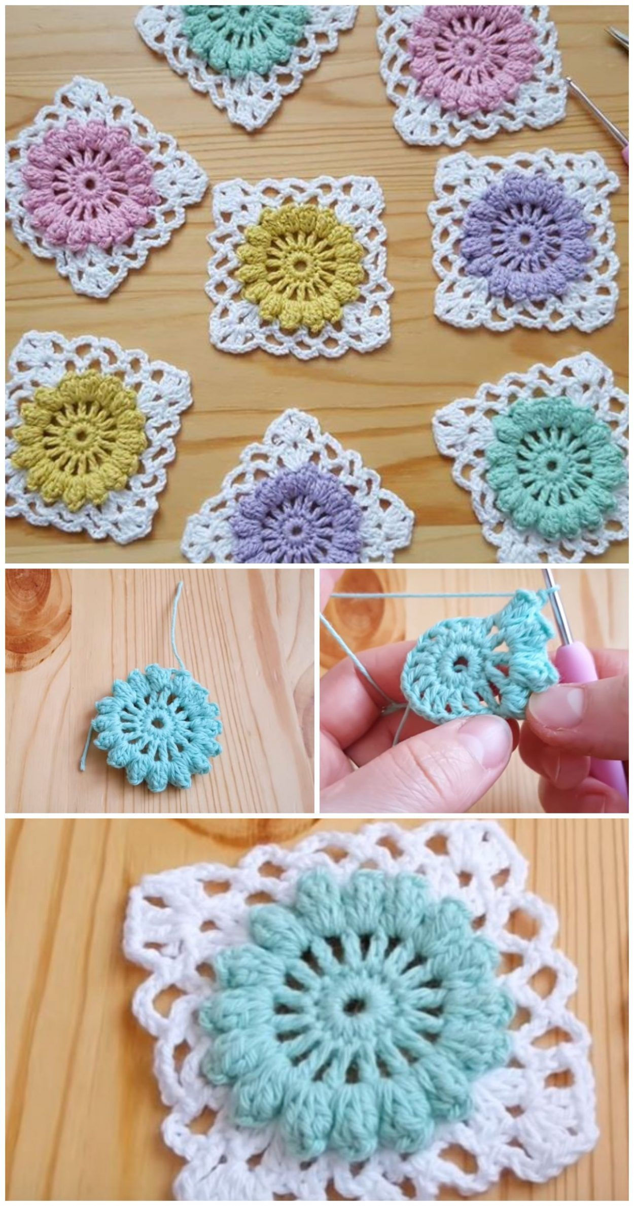 Wallpaper #pWfB7pIBSpphPi3-dF4W120 Crochet Flower Granny Square Motif We Love Crochet Crochet Square