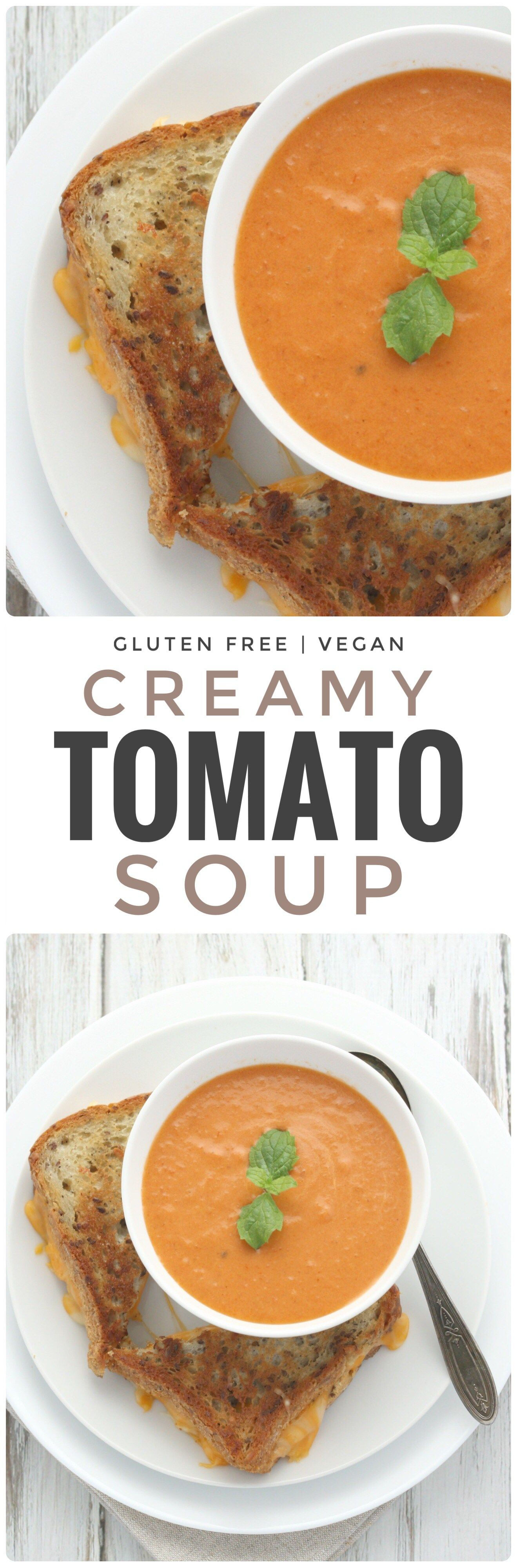 Wallpaper #E381A Creamy Gluten Free Tomato Soup Recipe Vegan Dairy Free Gluten Free