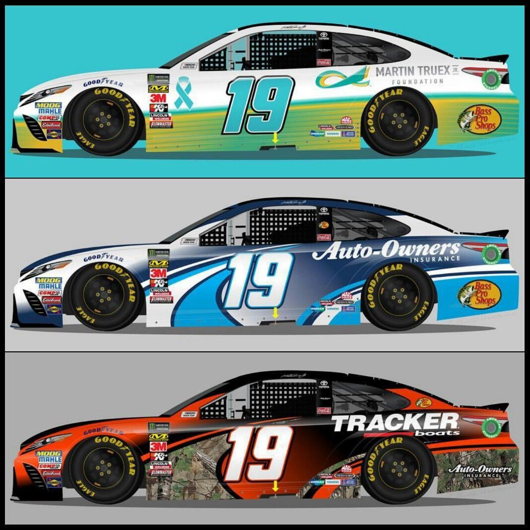 Wallpaper #ERoEUZMB1yWOL4qgEYHK237 Fan Concept Art of Possible Paint Schemes for Martin Truex Jr in 2019
