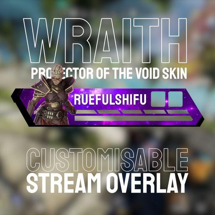 Wallpaper #pJwd45IBZHQxiYarx8Ob250 Wraith Apex Health Bar Overlay for Obs Slobs Twitch Youtube Facebook