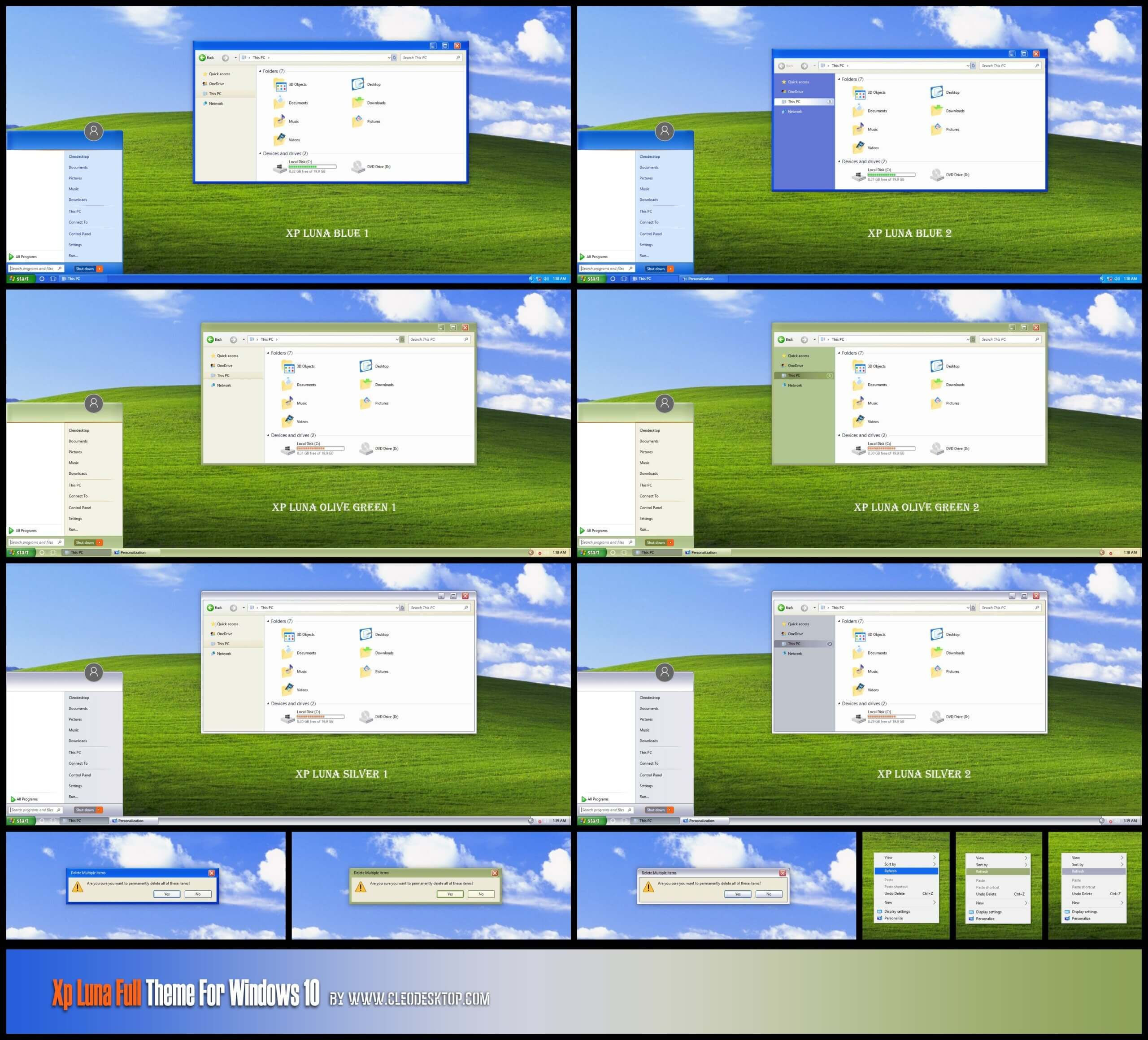 Wallpaper #WB2vK5MBlOZrFDOkLsd550 Windows Xp Theme for Windows 10 Cleodesktop in 2022 Windows 10