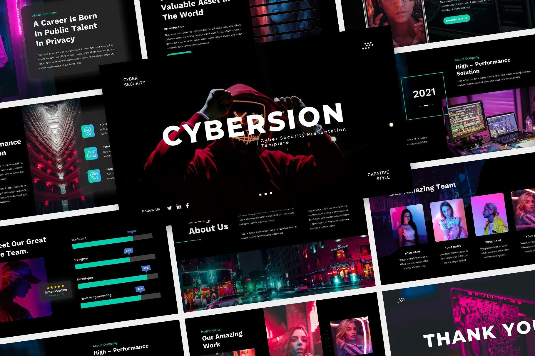 Wallpaper #gGdm8pIBSpphPi3-YnBU355 A Bunch of Screens with the Words Cybersion Written on Them and Neon