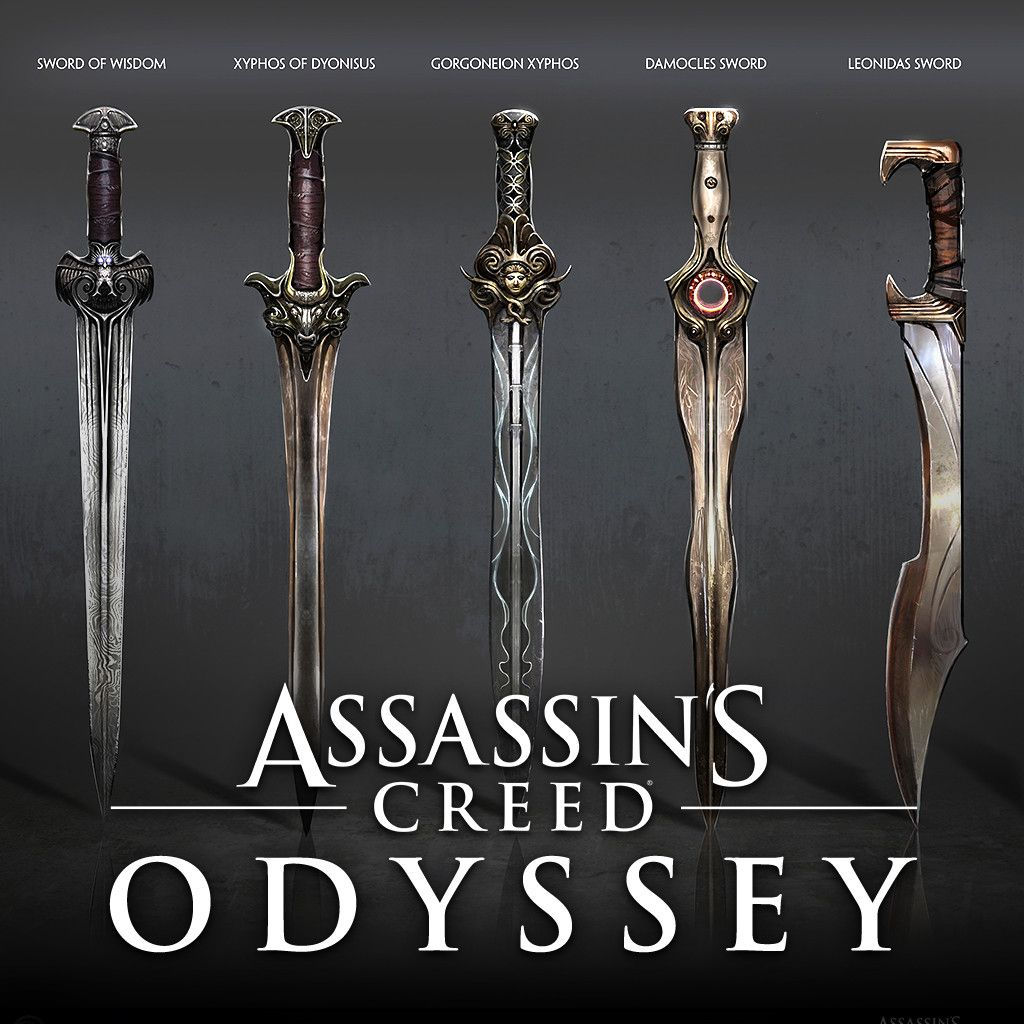 Wallpaper #DWdW85IBSpphPi3-jHVH252 Assassins Creed Odyssey Weapon Concept Gabriel Blain on Artstation at