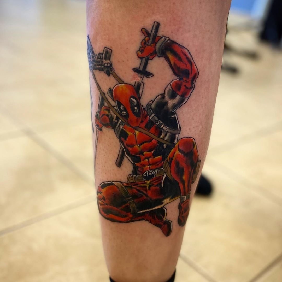 Wallpaper #9130c Marvel Tattoo Photo by Gus H Tattoo on Instagram Deadpool