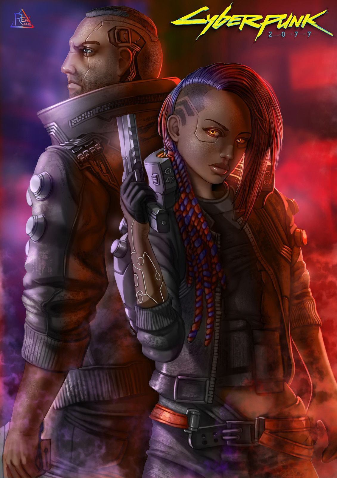 Wallpaper #nxlqBI8BtGB6xQ78ZE5L26 Cyberpunk 2077 Fanart Rew on Artstation at Httpswwwartstation