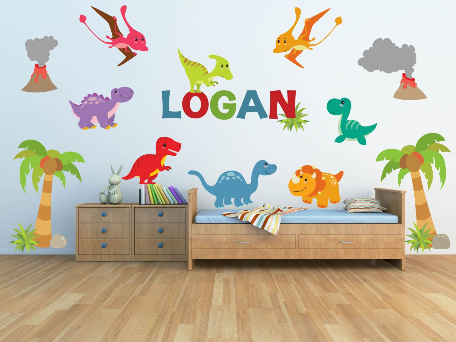 Wallpaper #4xmYM48BtGB6xQ78DprB16 Dinosaur Wall Decals Large Trex Jurassic Wall Decals Kids Wall Etsy