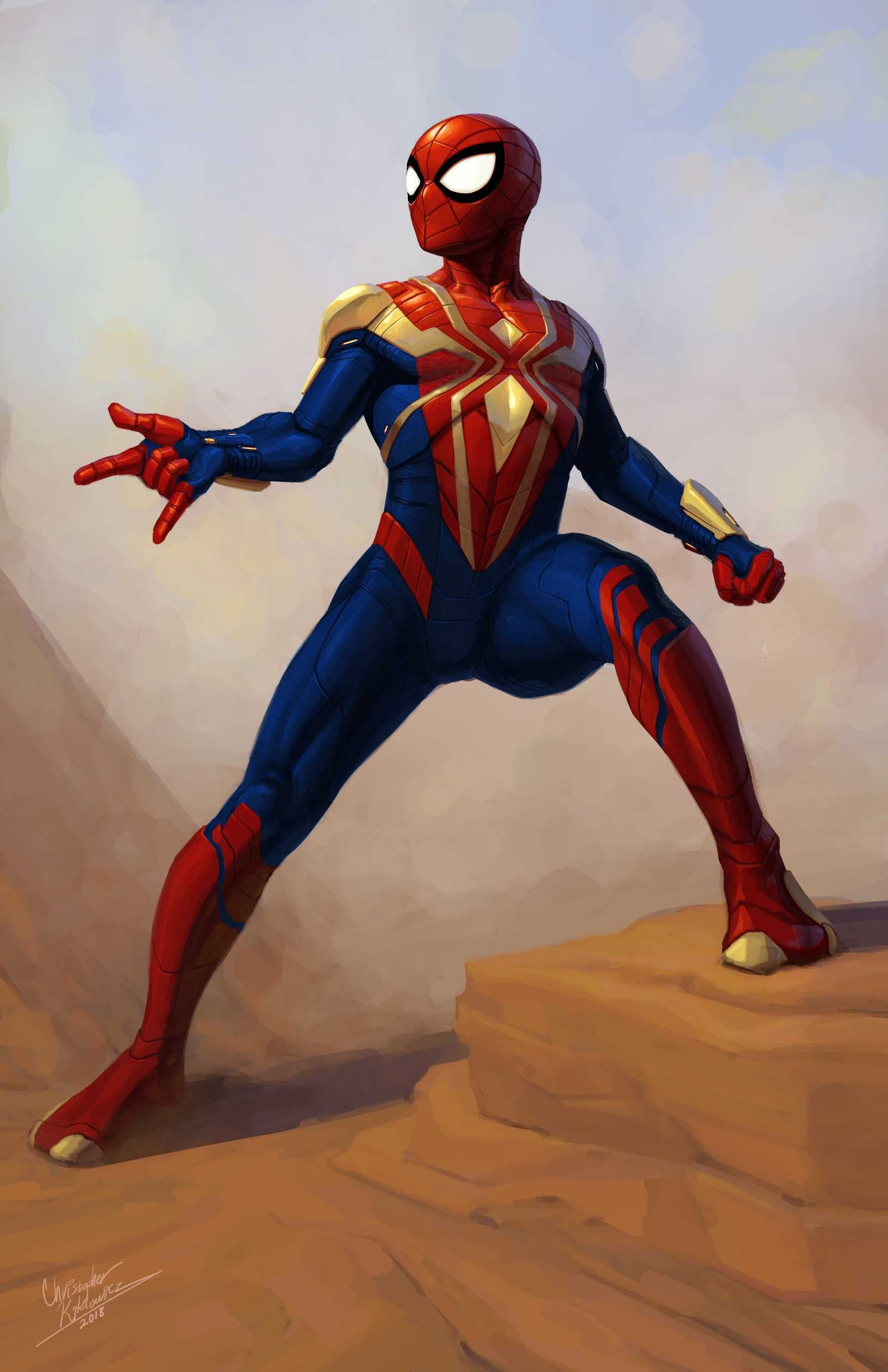 Wallpaper #cEUwko4B7YBJg1BVXJ7W10 Iron Spider Concept Art Spiderman Pictures Spiderman Art Spiderman