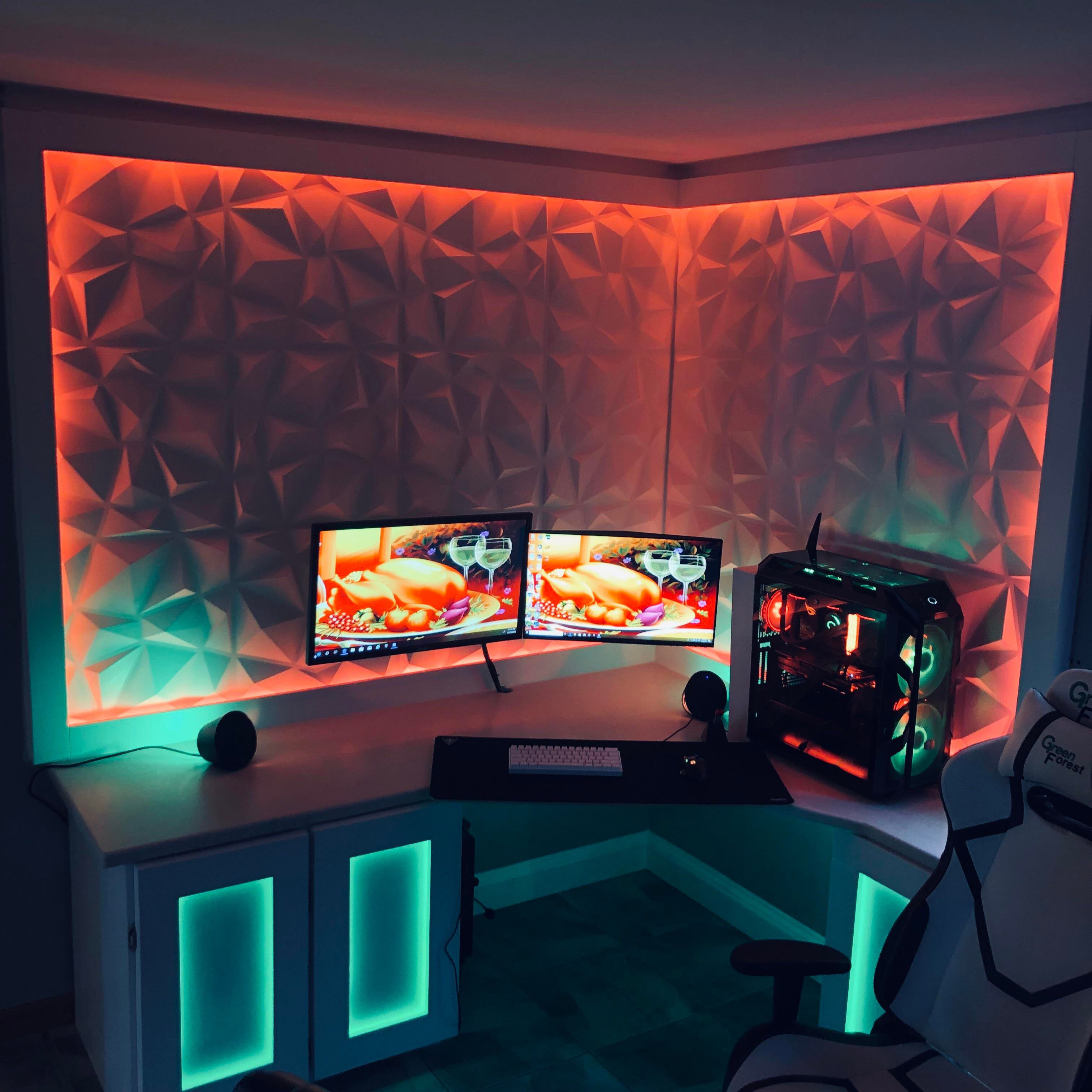 Wallpaper #Lh07LJMBlOZrFDOkAMrZ92 Pin by Desig on Cool Rooms Techie Shit Computer Gaming Room Room