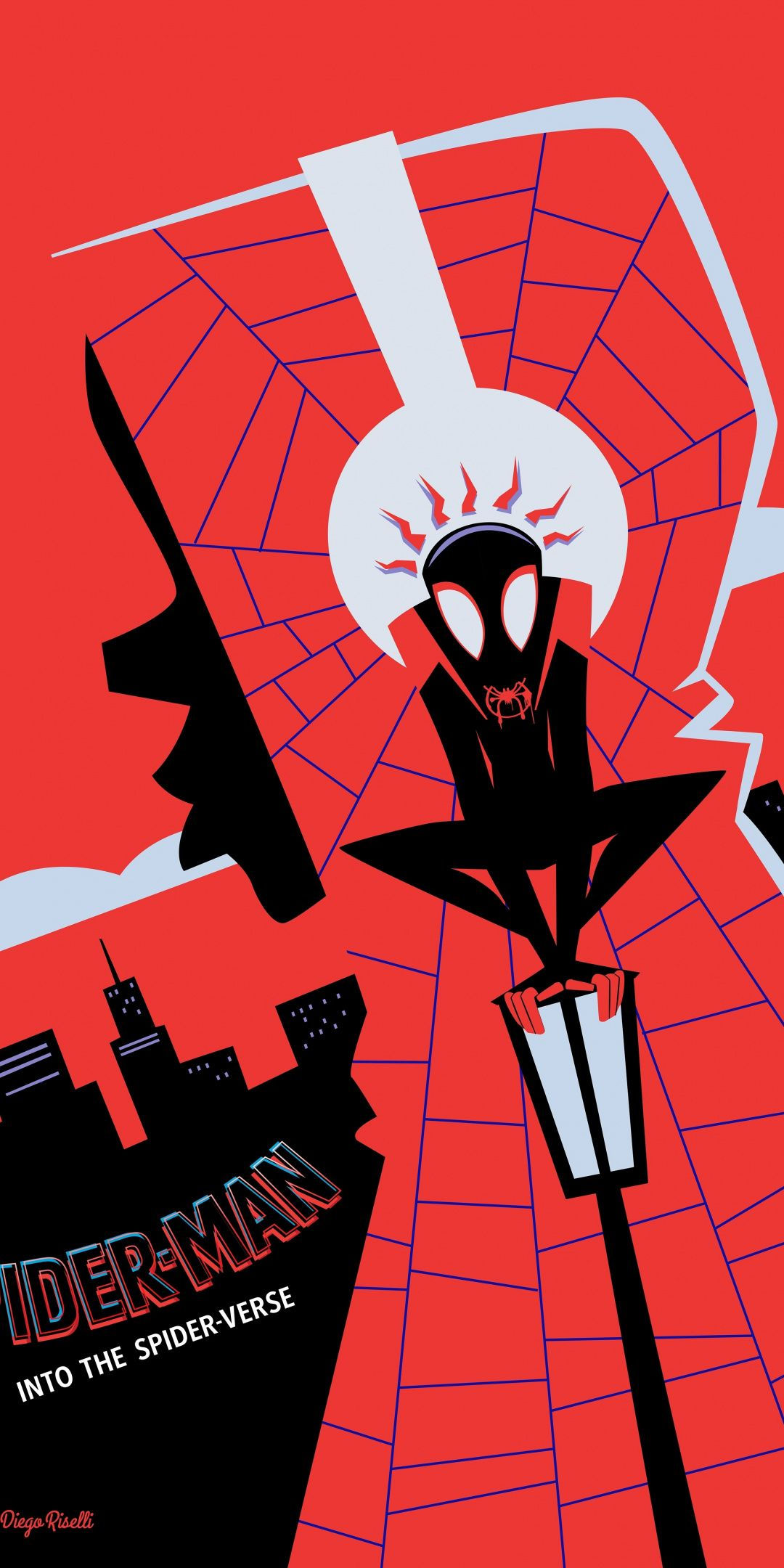 Wallpaper #YxlLDo8BtGB6xQ78WFns27 Spider Man into the Spider Verse Miles Morales Fan Art 1080x2160