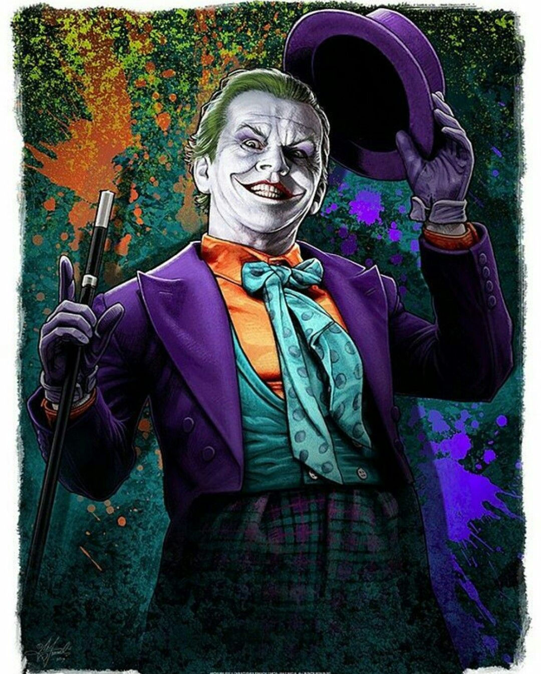 Wallpaper #FgDx644BSdW8dNoulhM313 Jack Nicholson Joker by Christopher Franchi Joker Art Batman Artwork