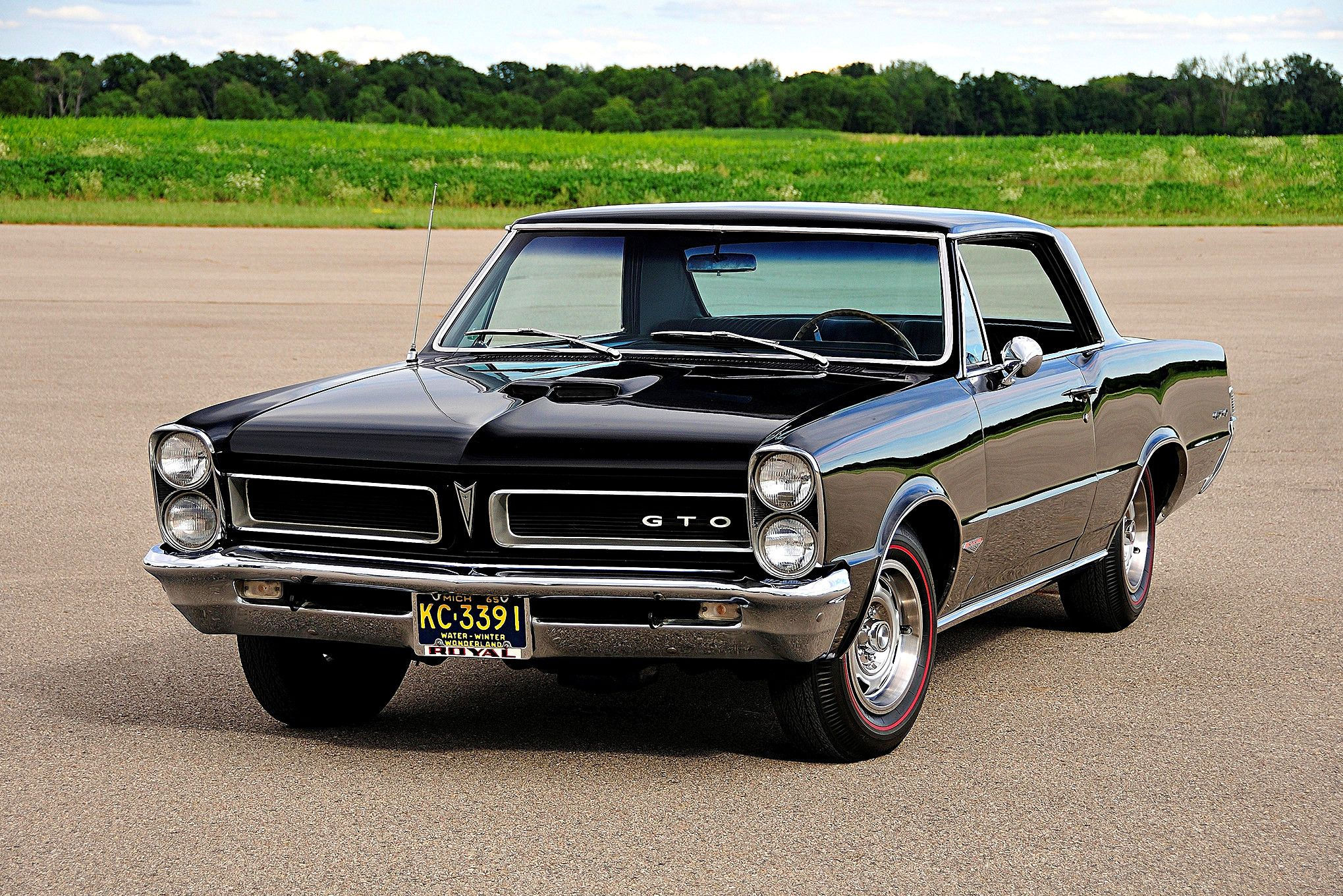 Wallpaper #70774 1965 Pontiac Gto Convertible Triple Black Phs