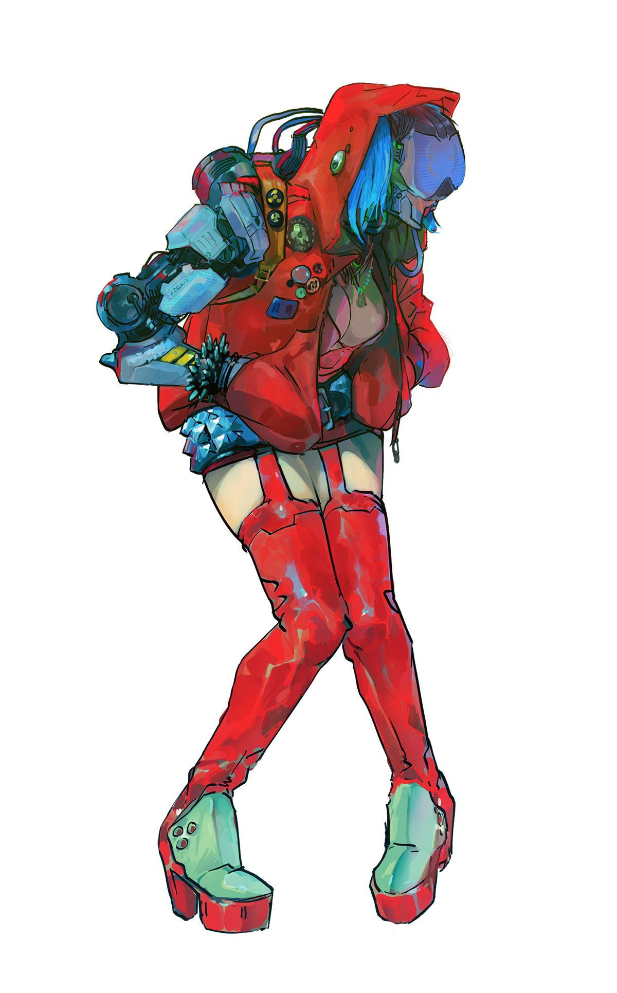Wallpaper #L22bbJcBycdYOYFTC3Pc67 Some Concepts About Retro Cyberpunk and Post Apoc Margo Living in the