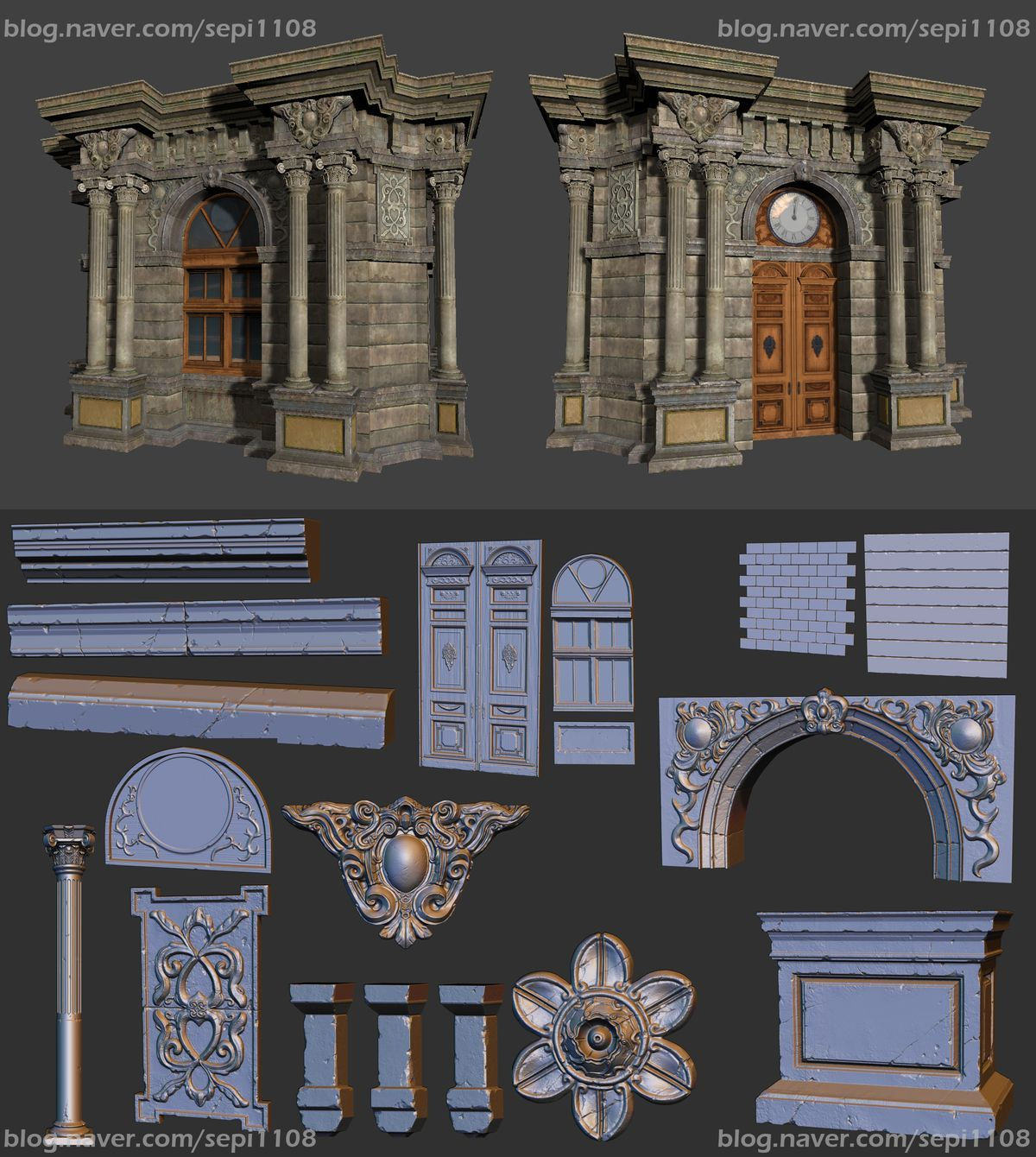 Wallpaper #aWfA6pIBSpphPi3-sEia150 Blender 3D Zbrush Dark Fantasy 3D Fantasy 3D Building Modular