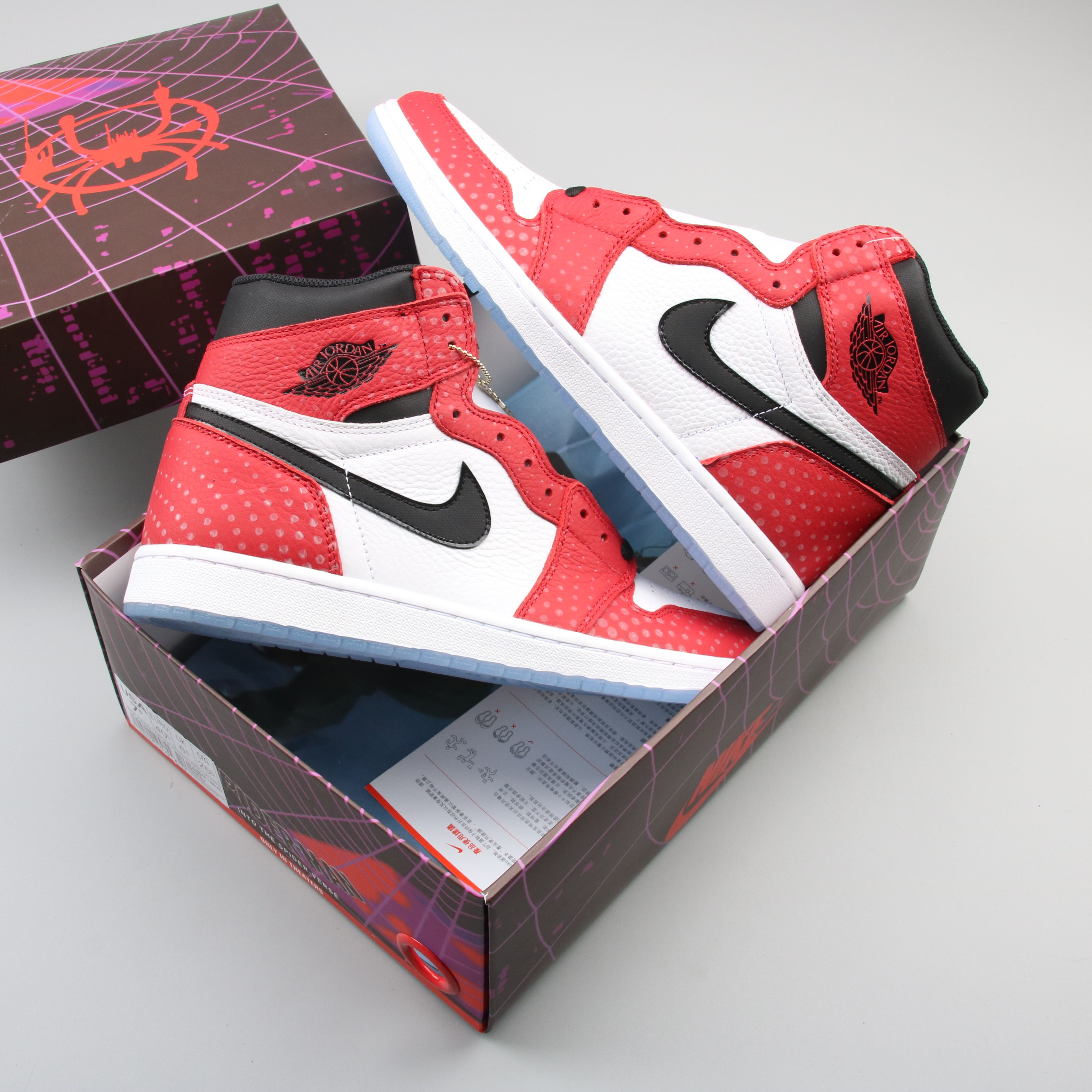 Wallpaper #74D73 Air Jordan 1 Retro High Og Spiderman Level Up