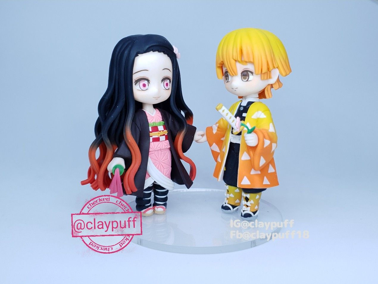 Wallpaper #7QM7ZJMBpyOg8YnEydbf131 Polymer Chibi Clay Art Kimetsu No Yaiba Chibi Clay Art Art