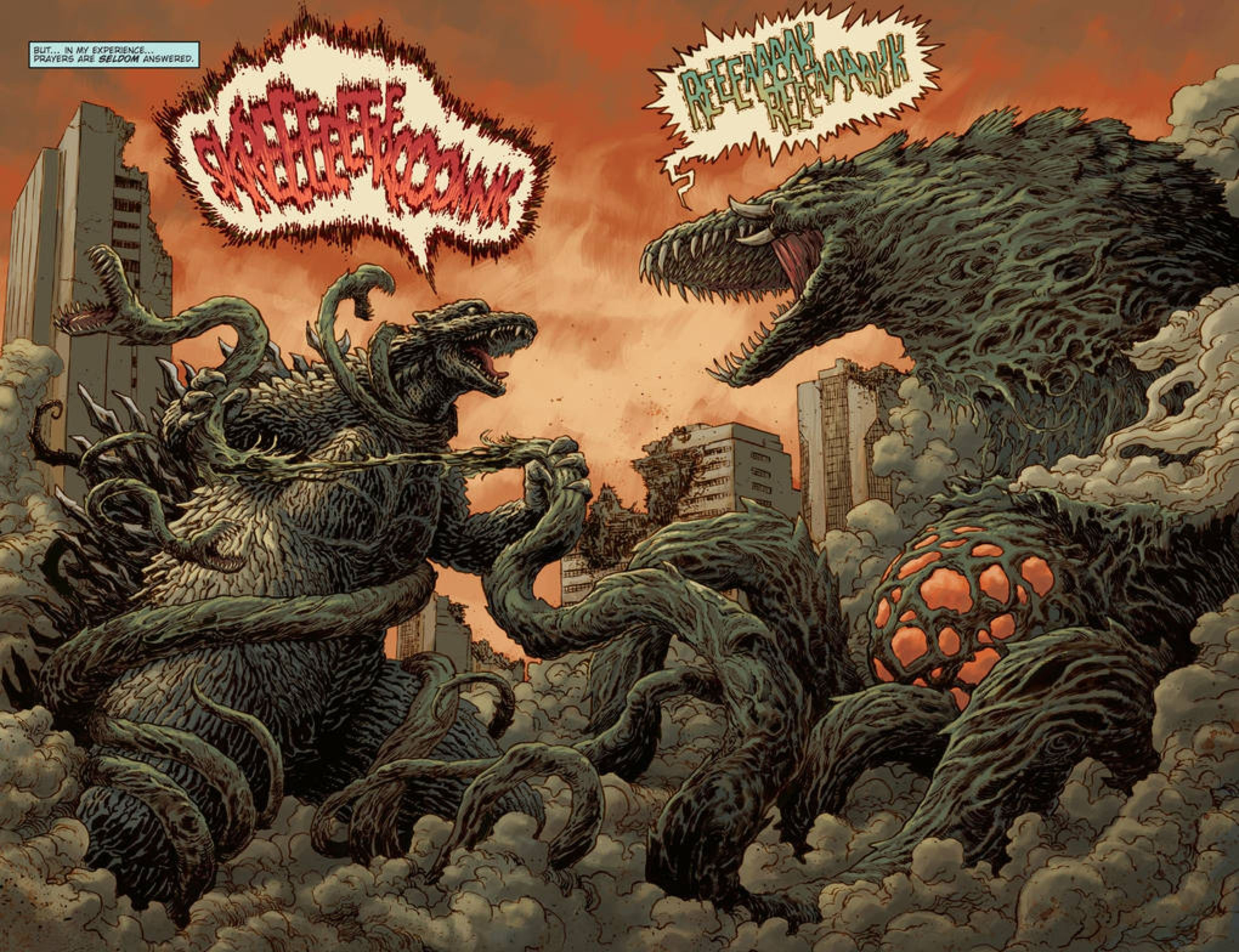 Wallpaper #khmaLo8BtGB6xQ786ZUb17 Godzilla Comics Godzilla Biollante by Giuseppedirosso on at Deviantart