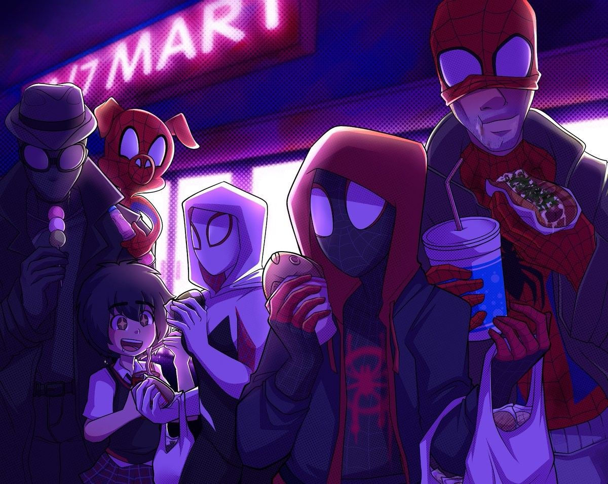 Wallpaper #_EIRPZMBOBpx0NhmtsKI282 The Spider Gang Marvel Spiderman Marvel Superheroes Spiderman Art
