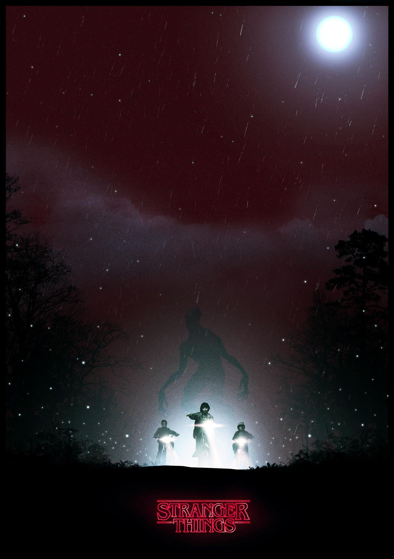 Wallpaper #pywtSpMB0E1QgA7wOvWE143 The Upside Down Poster Art Print by Colin Morella Displate