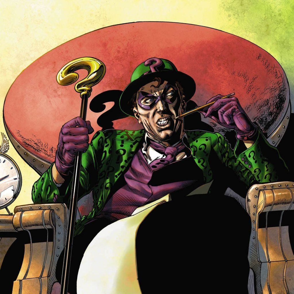 Wallpaper #Cf_SapMB3lSXT3zUreez185 Ethan Van Schiver Marvel and DC Characters Riddler Comics
