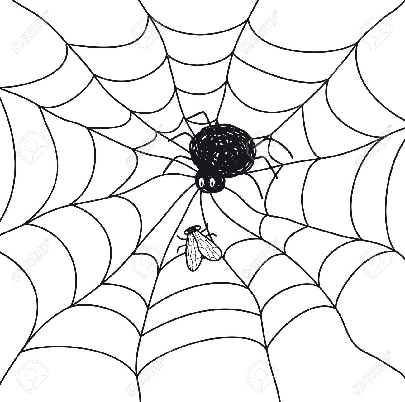 Wallpaper #R-_VS5MBMN-XEVvVKTxd236 26 Awesome Spider Web Cartoon Drawing Images Cartoon Drawing Images