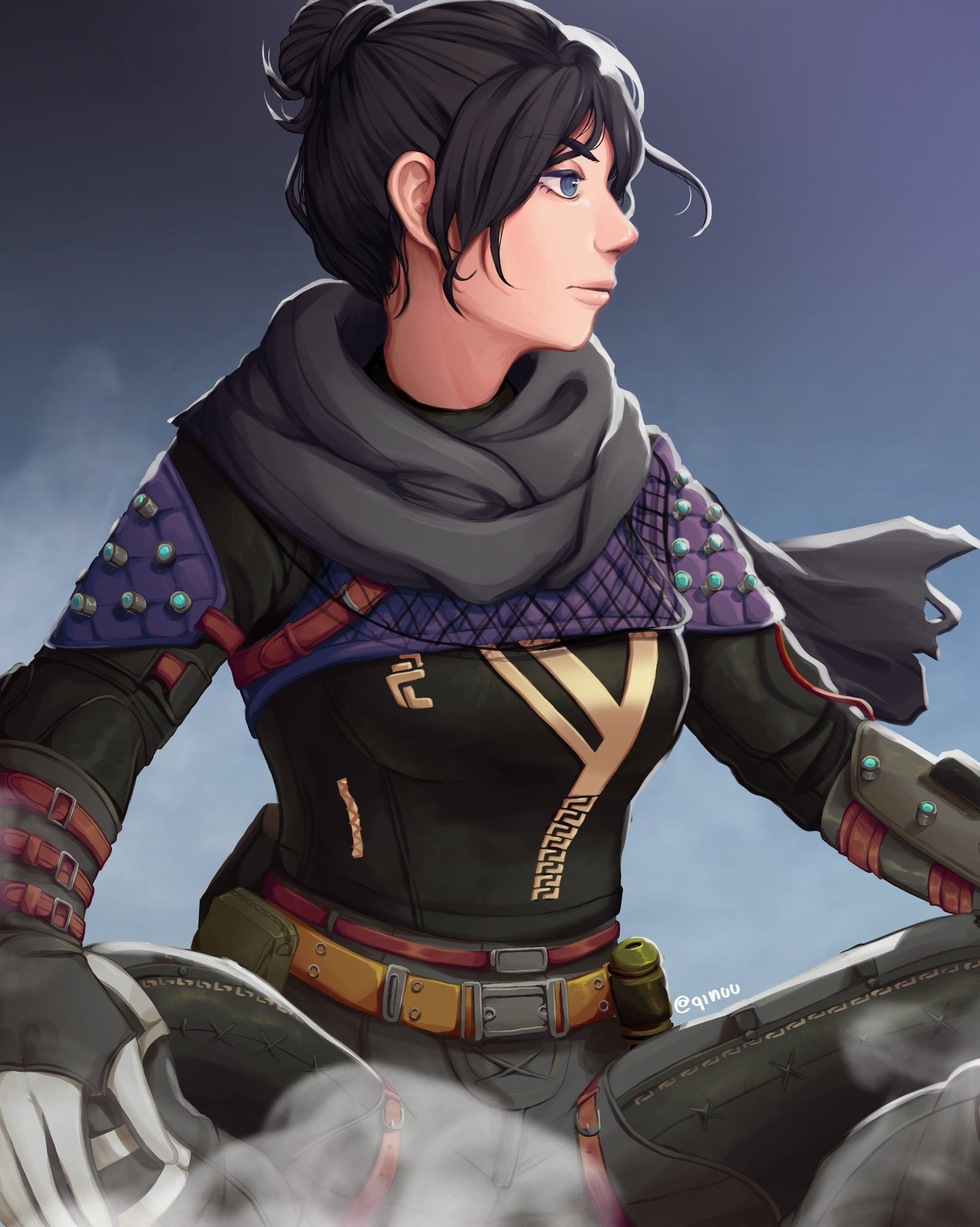 Wallpaper #EvSiOZMBKFX8bn3rWHco99 Wraith Apex Legends Fan Art