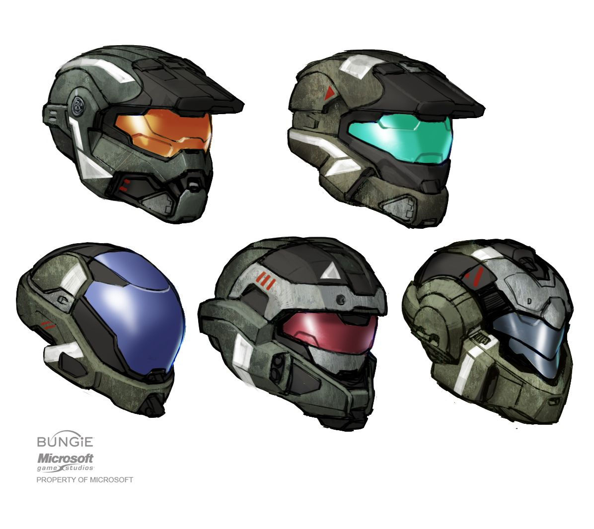 Wallpaper #fz9aPJMBLiIJ4c9OJZHX152 Halo Reach Helmets by Scarlighter on Deviantart Armor Concept