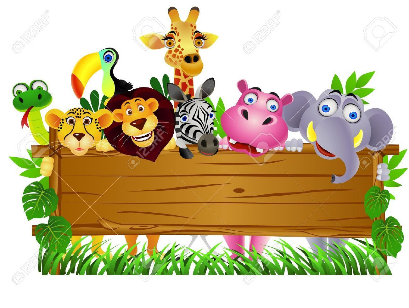 Wallpaper #03c4b Happy Jungle Safari Birthday Our Amhiraya Studio