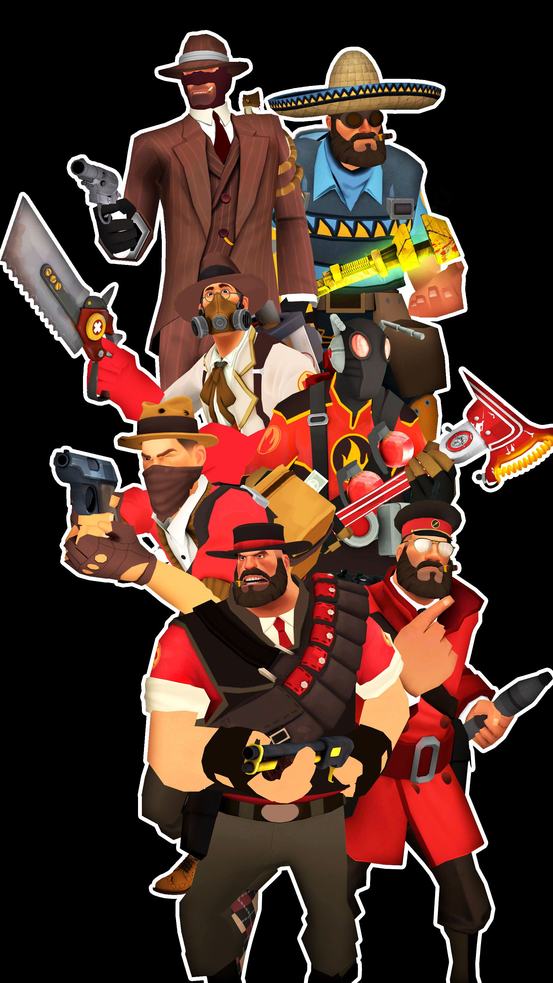 Wallpaper #z2ev85IBSpphPi3-inav69 Fondo Para Celular Tf2 Teamfortress2 Wallpaper Team Fortress 2