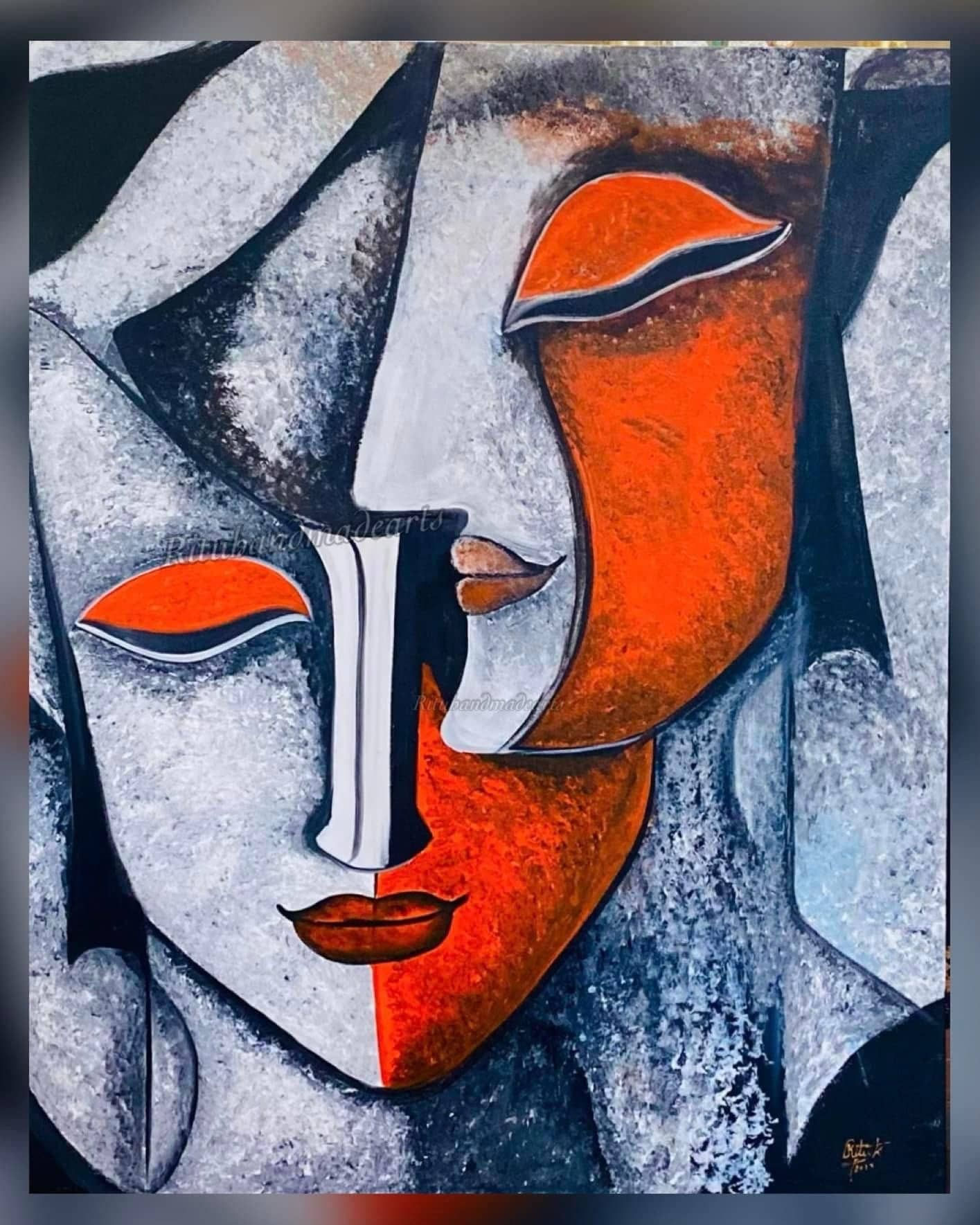 Wallpaper #NL0NpJcBxtB1RJ-K4LkL52 Intimacy Modern Contemporary Abstract Art Collections Painting Art
