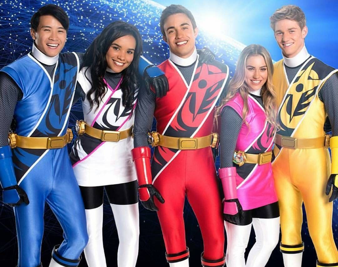 Wallpaper #05365 Os Rangers E Os Zords De Power Rangers Ninja Steel