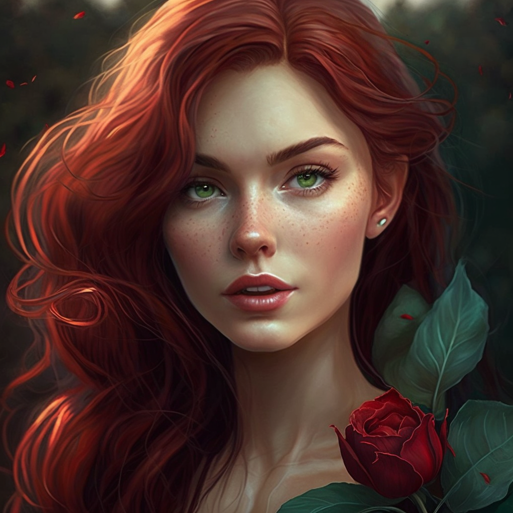 Wallpaper #W2g2IpMBSpphPi3-mTKk433 Red Hair Elf Blood Red Hair Red Hair Green Eyes Light Red Hair