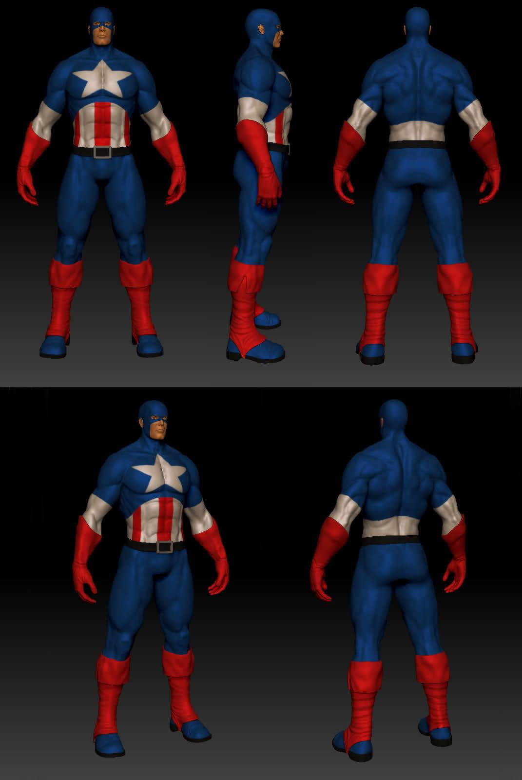 Wallpaper #PhUvtY4BmMigT4UnFlPX48 Captain America Model Sheet