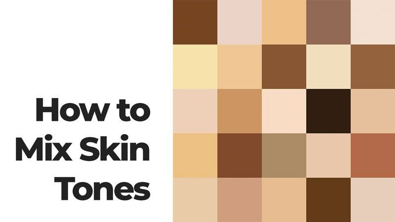 Wallpaper #e3af3 Skin Tone Mixing Chart Create Art with Me