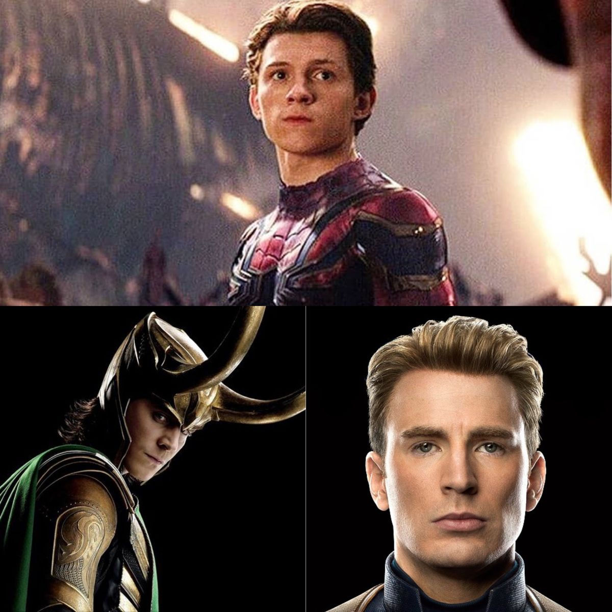 Wallpaper #FBkYNo8BtGB6xQ78uqIm2 Loki Captain America Peter Parker