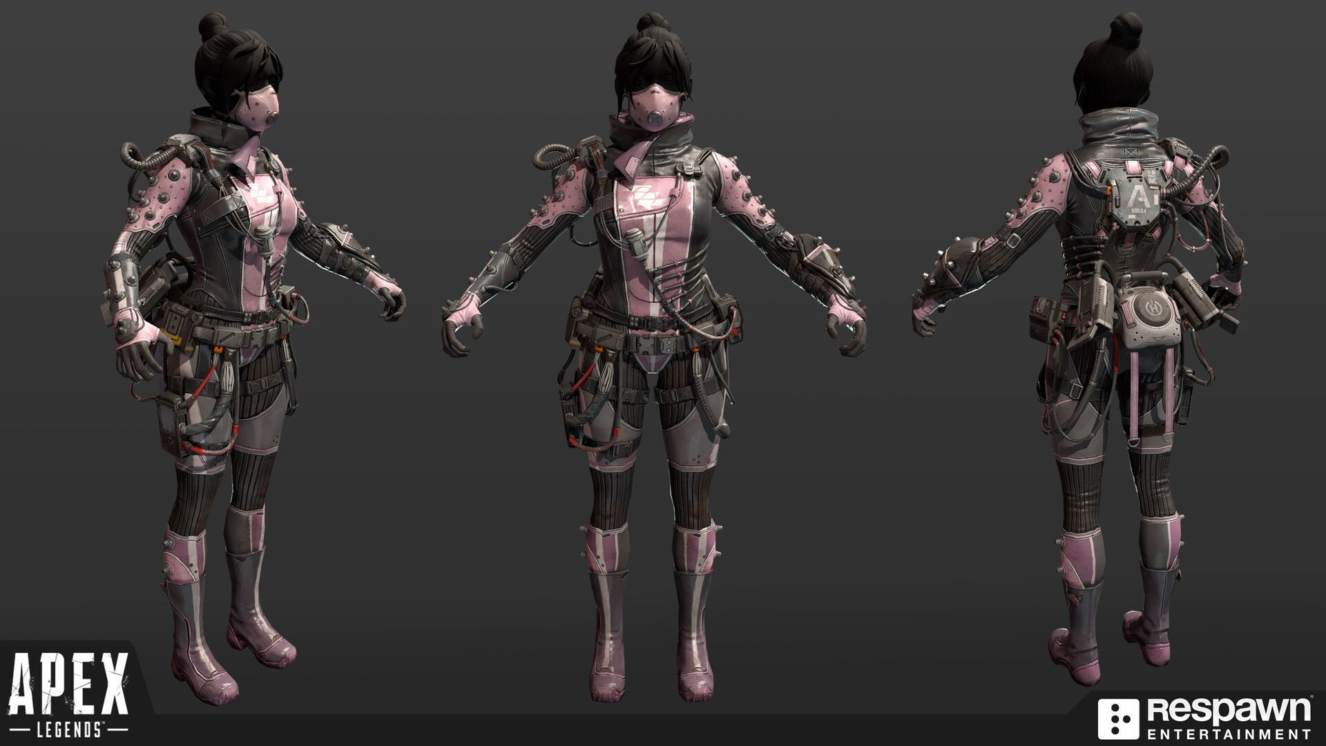 Wallpaper #vbjx1ZIBJvJKYCmEstsp403 Wraith Apex Legends 3D Model