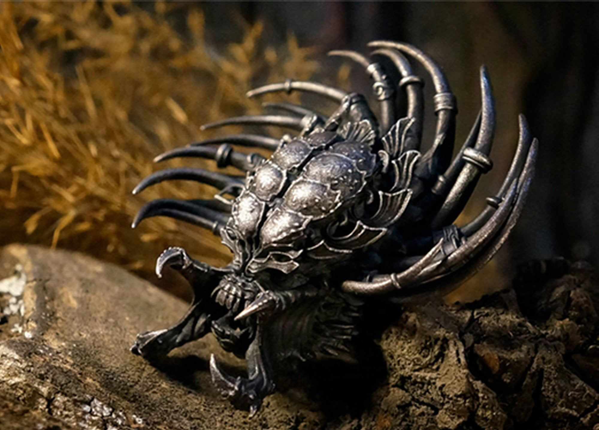 Wallpaper #7xkHF48BtGB6xQ78Am4p9 Silver Predator Ring Steampunk Alien Predator Ring Animal Ring Alien