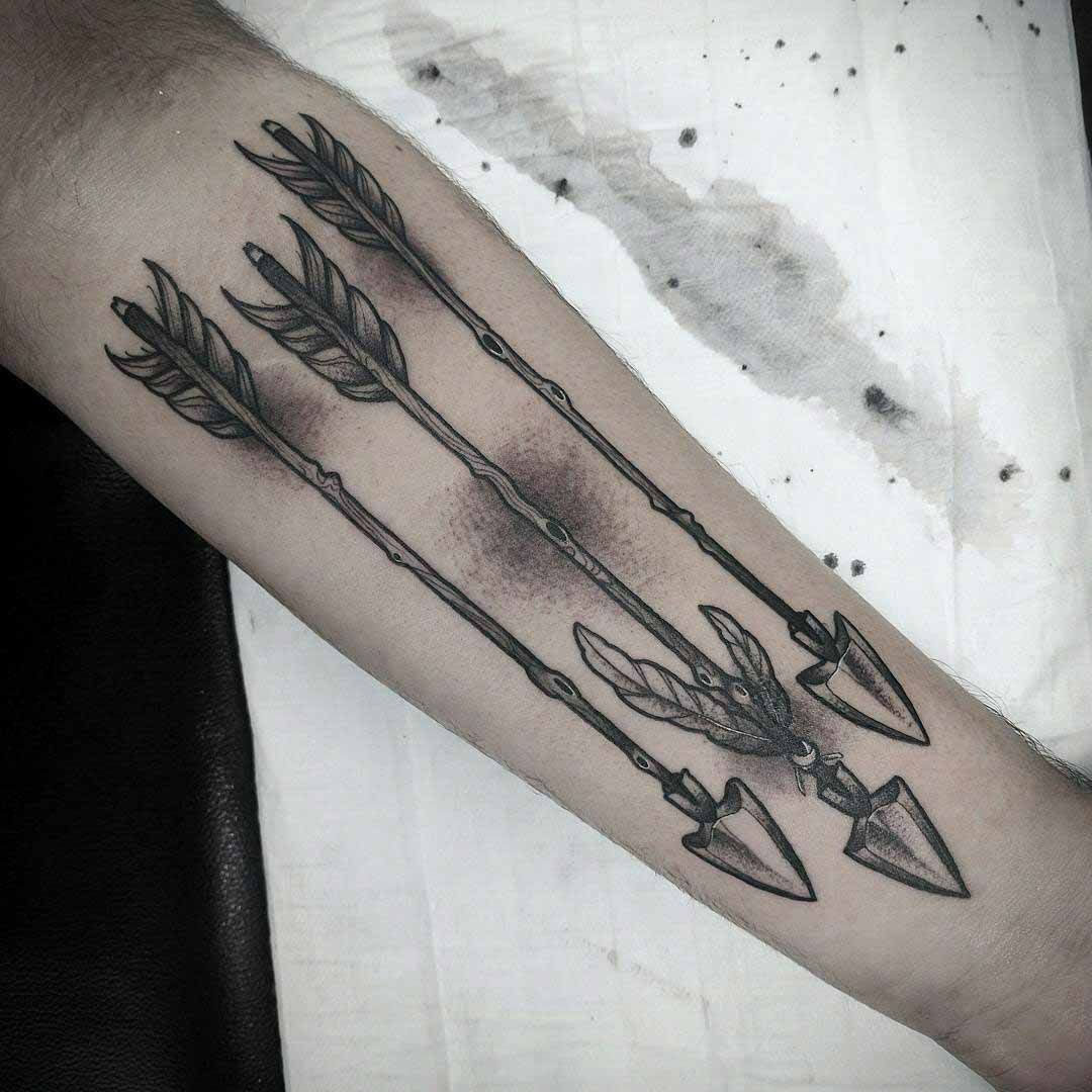 Wallpaper #4c39a 75 Best Arrow Tattoo Designs Meanings Good Choice for 2019