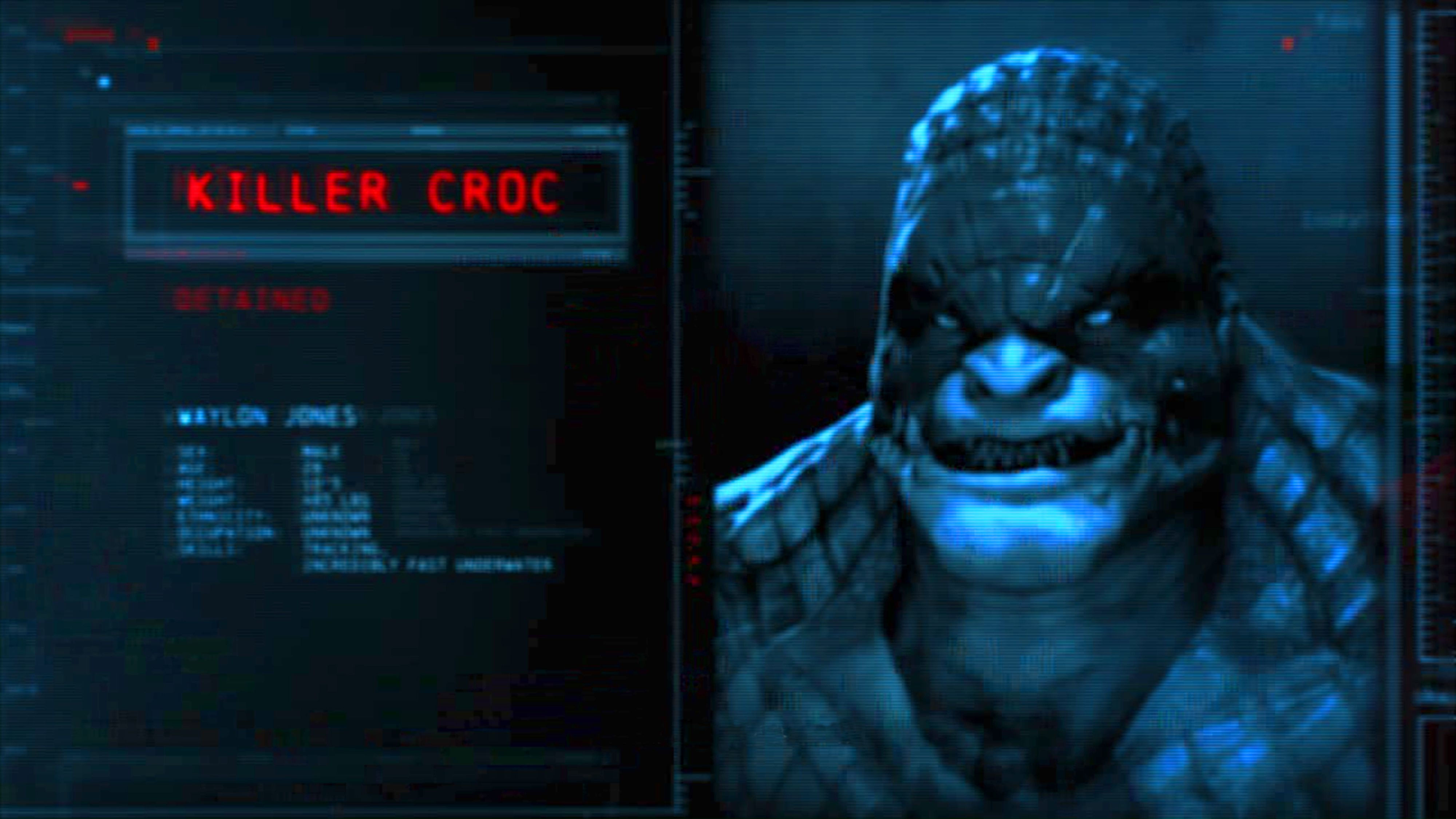 Wallpaper #dRnQH48BtGB6xQ78fXzE45 Batman Arkham Origins Bat Computer Research Killer Croc Killer Croc