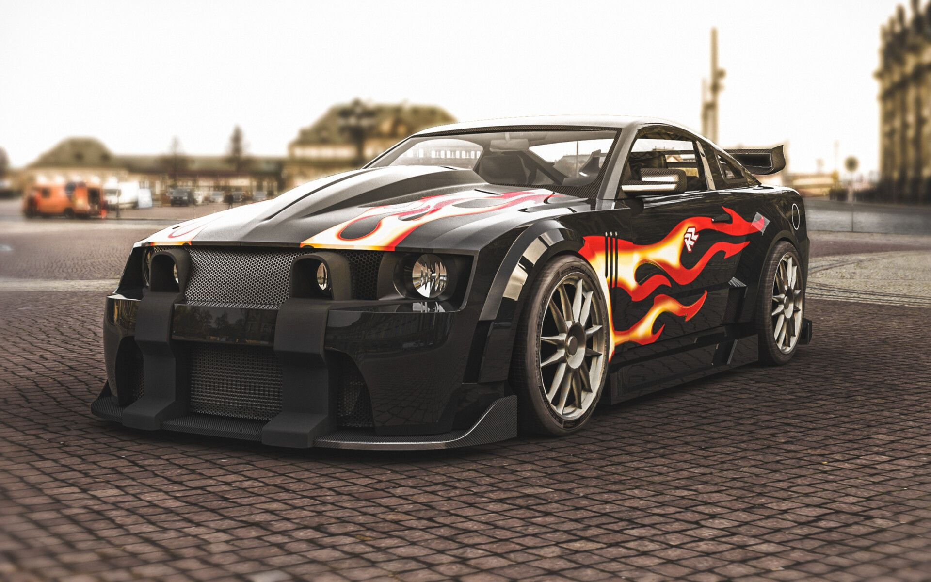 Wallpaper #ome19pIBSpphPi3-l4S736 Ford Mustang GT 2005 Nfs Most Wanted Clarence Callahan Razor