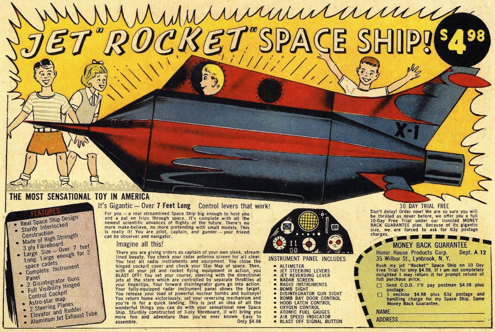 Wallpaper #b57d7 8 Vintage Comic Book Ads Public Domain Digital Download for Collage