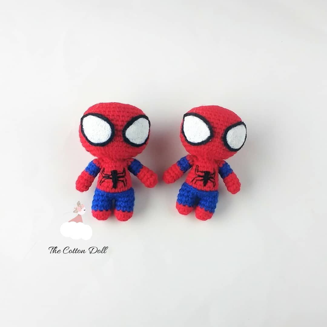 Wallpaper #nDGpNZMB5zzyi_yYQ1cr274 Chibi Spider Man Amigurumi