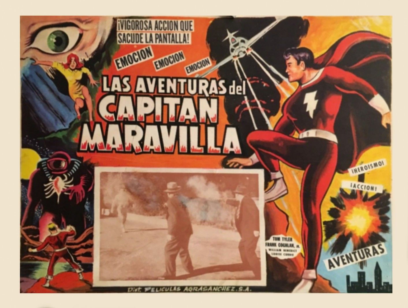 Wallpaper #yBlANY8BtGB6xQ78up_S37 The Adventures of Captain Marvel Mexico Lobby Card Comic Books Comic