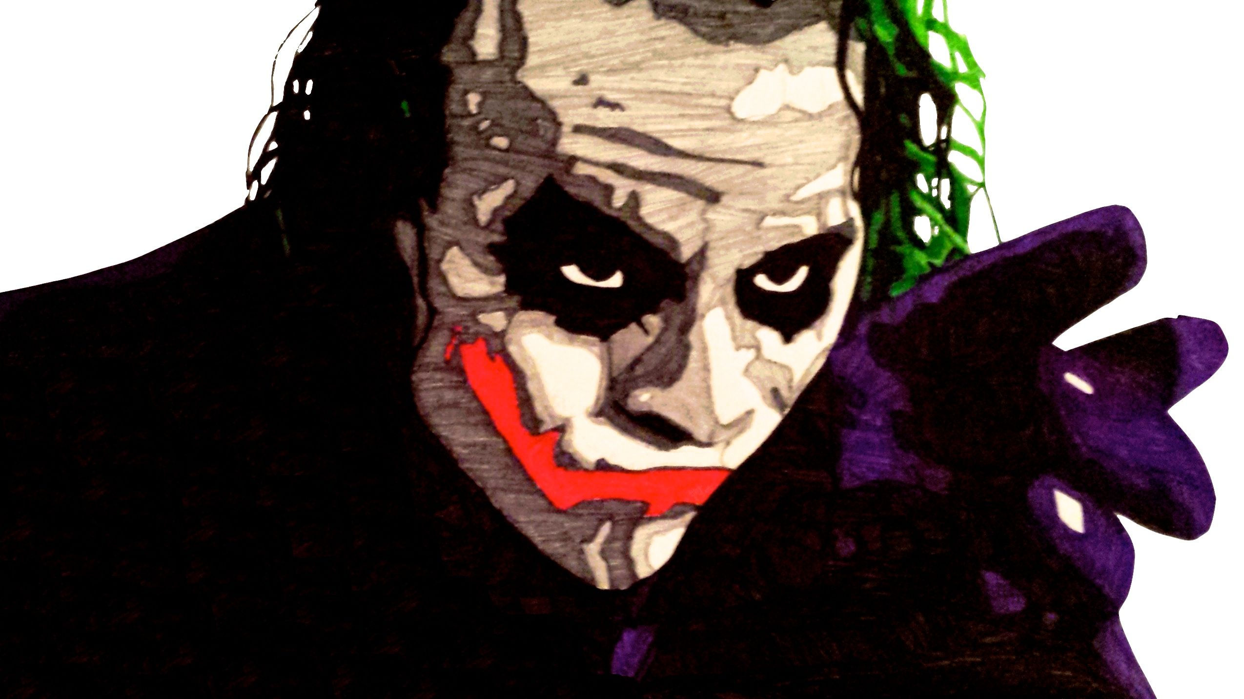 Wallpaper #XR0pLZMBlOZrFDOkq8-d34 The Joker Dark Knight Edited High Contrast Joker Art Joker