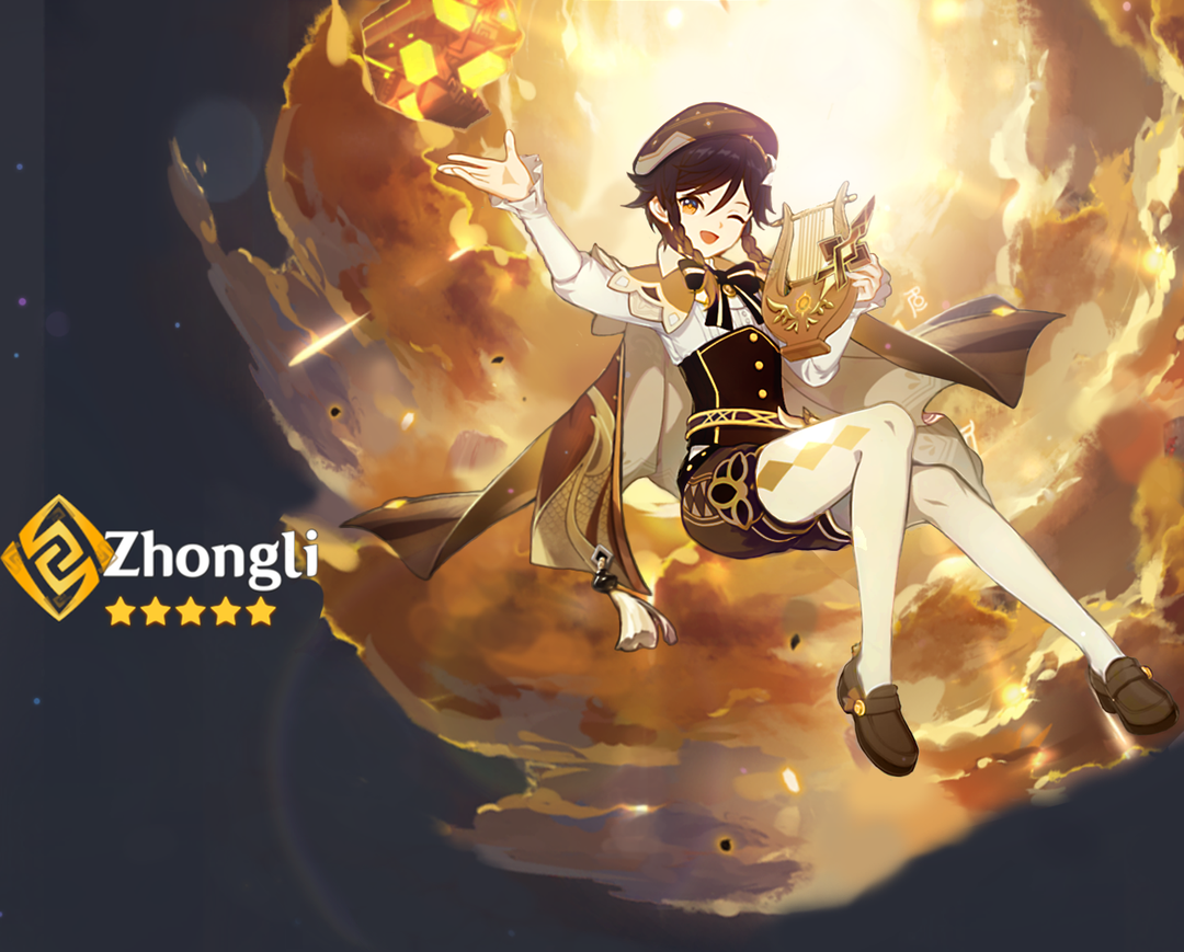 Wallpaper #imh0H5MBSpphPi3-zCtH94 Genshin Impact Zhongli Banner Genshin Primogems Zhongli