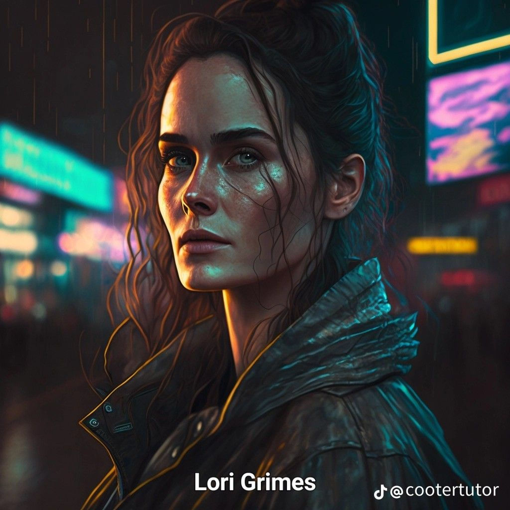 Wallpaper #OBrEUZMB1yWOL4qg_4Kl144 Lori Grimes in Cyberpunk